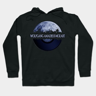 Wolfgang Amadeus Mozart blue moon vinyl Hoodie